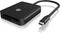 ICY BOX IB-CR403-C3 geheugenkaartlezer USB 3.2 Gen 1 (3.1 Gen 1) Type-C Zwart