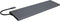 Icy Box IB-DK2102-C Dockingstation With Triple Video Output 10-poorts Antraciet/zwart