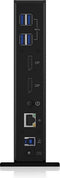 Icy Box IB-DK2242AC Dockingstation Displayport Gigabit Docking 11-poorts Zwart