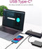ICY BOX IB-DK2245AC Bedraad USB 3.2 Gen 1 (3.1 Gen 1) Type-C Zwart