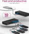ICY BOX IB-DK2246AC USB-C dockingstation Geschikt voor merk (dockingstation): Universeel Incl. Kensington-slot, Incl. l