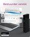 ICY BOX IB-DK2251AC Bedraad USB 3.2 Gen 2 (3.1 Gen 2) Type-A Zwart