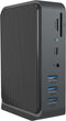 ICY BOX IB-DK2261AC Draadloos USB 3.2 Gen 1 (3.1 Gen 1) Type-C Antraciet