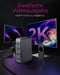 ICY BOX IB-DK2261AC Draadloos USB 3.2 Gen 1 (3.1 Gen 1) Type-C Antraciet