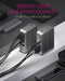 ICY BOX IB-DK2261AC Draadloos USB 3.2 Gen 1 (3.1 Gen 1) Type-C Antraciet