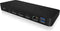 ICY BOX IB-DK2405-C Bedraad USB 3.2 Gen 1 (3.1 Gen 1) Type-C Zwart