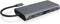 ICY BOX IB-DK4040-CPD USB-C Dock met HDMI, USB 3.0 Hub, Power Delivery, LAN, Kaartlezer, Audio, VGA voor MacBook en Laptop, Aluminium,grijs