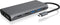 ICY BOX IB-DK4050-CPD Bedraad USB 3.2 Gen 1 (3.1 Gen 1) Type-C Antraciet