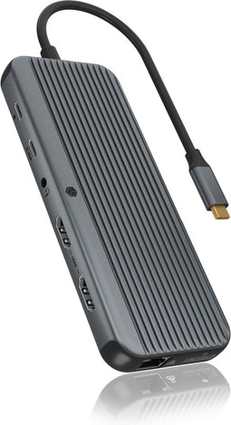 ICY BOX IB-DK4060-CPD Laptopdockingstation Geschikt voor merk: Universeel