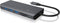 ICY BOX IB-DK4070-CPD Bedraad USB 3.2 Gen 1 (3.1 Gen 1) Type-C Antraciet, Zwart