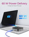 ICY BOX IB-DK408-C41 USB4 dockingstation Geschikt voor merk (dockingstation): Universeel Incl. laadfunctie, Ondersteunt