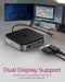 ICY BOX IB-DK408-C41 USB4 dockingstation Geschikt voor merk (dockingstation): Universeel Incl. laadfunctie, Ondersteunt