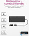 ICY BOX IB-DK4080AC Bedraad USB 3.2 Gen 1 (3.1 Gen 1) Type-C Zwart
