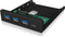 ICY BOX IB-HUB1418-i3 USB 3.2 Gen 1-hub 4 poorten Zwart