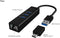 ICY BOX IB-HUB1419-LAN USB 3.2 Gen 1 (3.1 Gen 1) Type-A Zwart
