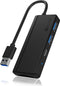 ICY BOX IB-HUB1423CR-U3 USB 3.2 Gen 1-hub 2 + 1 poorten Zwart