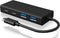 ICY BOX IB-HUB1426-CPD USB-C (USB 3.2 Gen 2) multiport hub 4 poorten Zwart