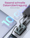 ICY BOX IB-HUB1454-C31 USB 3.2 Gen 1 (3.1 Gen 1) Type-C 10000 Mbit/s Blauw, Grijs