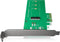 ICY BOX IB-PCI208, PCIe-Karte, M.2 PCIe SSD zu PCIe 3.0 x4 Host PCI Express x4 adapterkaart voor M.2 SSD PCIe x4
