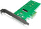 ICY BOX IB-PCI208, PCIe-Karte, M.2 PCIe SSD zu PCIe 3.0 x4 Host PCI Express x4 adapterkaart voor M.2 SSD PCIe x4