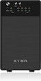 ICY BOX IB-RD3620SU3 disk array Desktop Zwart