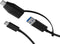ICY BOX USB-kabel USB 3.2 Gen2 (USB 3.1 Gen2) USB-C stekker, USB-A stekker 1.00 m Zwart 60837