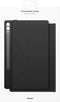 Samsung Galaxy Tab S9+ - Smart Book Cover - Liggend en staand - Zwart