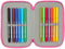 Safta Kuromi - Gevuld etui - 37 stuks - 19.5 x 12.5 x 5.5 cm - Roze/Zwart