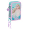 Driedubbele Pennenzak Frozen Hello spring Licht Blauw 12.5 x 19.5 x 5.5 cm (36 Onderdelen)