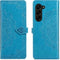 iMoshion Hoesje Geschikt voor Samsung Galaxy Z Fold 5 Hoesje Met Pasjeshouder - iMoshion Mandala Bookcase - Turquoise