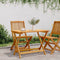vidaXL Tuintafel inklapbaar 90x52,5x65 cm massief acaciahout