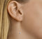 Sparkle14 Dames Oorhangers - Zirkonia - 7cm - Goud