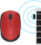 Logitech M171 - Draadloze Muis - 10 meter bereik - Rood