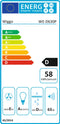 Wiggo WE-D630P(X) - Wandschouw Afzuigkap - 300 m³/h - RVS - 60 cm