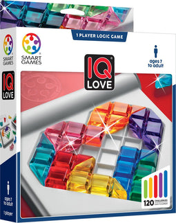 SmartGames IQ Love - Puzzelspel - 120 opdrachten - Educatief spel