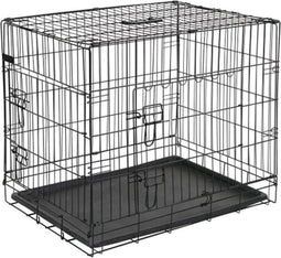 Hondenbench 92,5x57,5x64 cm metaal zwart