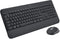 Logitech Signature MK650 - Draadloze Desktopset - Membraan toetsenbord - Qwerty Spaans - Grafiet
