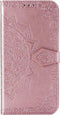 Hoesje Met Pasjeshouder Geschikt voor Motorola Moto G8 Power - Mandala Bookcase - Roze