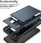 iMoshion Hoesje Geschikt voor Samsung Galaxy S10e Hoesje - Ruimte voor 2 pasjes - iMoshion Backcover met pasjeshouder - Donkerblauw