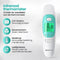 MostEssential 2-in-1 Digitale Koortsthermometer - Oorthermometer - Contactloos - 40 Metingen Geheugen - Geluidloos