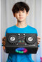 iDance DJ303 Party Speaker - Draadloos - Bluetooth Speaker - DJ Set Draaitafel - 2 Mixers - Karaoke Set - 200 Watt - Diepe Bass - Inclusief Microfoon