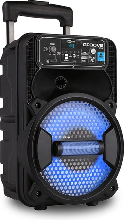 iDance GROOVE119 Bluetooth Party Speaker - met Discoverlichting en Microfoon - Karaoke Set - Zwart