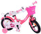 Volare Ashley Kinderfiets - Meisjesfiets - 12 inch - Donkerroze/Wit
