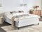 COUNTESS - Tweepersoonsbed - Lichtgrijs - 160 x 200 cm - Polyester