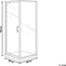 Beliani DARLI - Douchecabine - Transparant - Veiligheidsglas