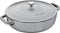 Staub - Sauteerpan - Gietijzer 28 cm met deksel - Grijs