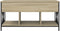 vidaXL - Salontafel - 100x55x50 - cm - bewerkt - hout - en - metaal - sonoma - eiken