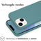 iMoshion Hoesje Geschikt voor iPhone 14 Hoesje Siliconen - iMoshion Color Backcover - Donkergroen