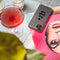 iMoshion Hoesje Geschikt voor Samsung Galaxy A54 (5G) Hoesje Siliconen - iMoshion Design hoesje - Transparant / Live Laugh Love