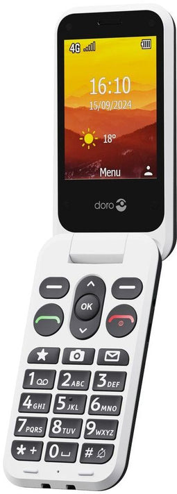 Doro Leva L20 - Smartphone - 2,8" LCD - 64MB RAM - Wit Zwart